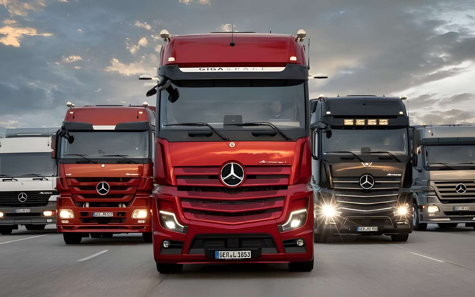 Our fleet of trucks